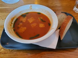 Tomato soup at Salka in Husavik