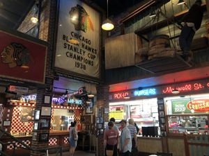 Chicago sports  at Portillo's in Forest Park