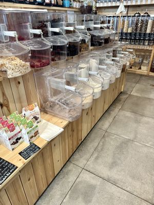 Dried fruits, sweets and flour  at Nieuwe Vaart in Antwerpen