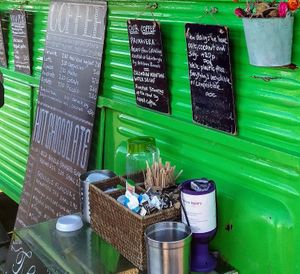 Supports worthy charity at The Little Green Van in Edinburgh