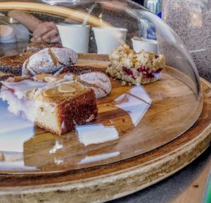 Delicious cake  at The Little Green Van in Edinburgh