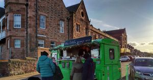 Handy for a swim  at The Little Green Van in Edinburgh