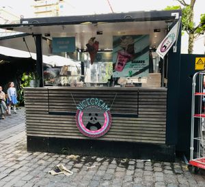 The establishment in the market area. at Nicecream in Copenhagen