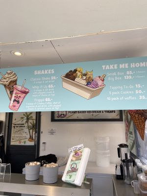 Menu   at Nicecream in Copenhagen