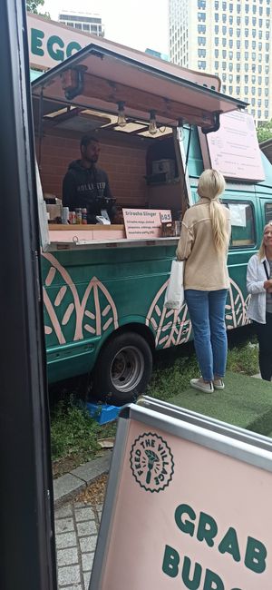 The food truck at Feed The Village in South East London