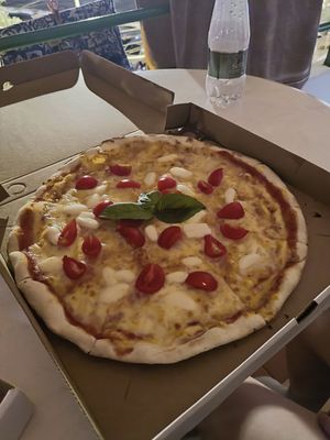 Spring Pizza at Pizzeria Bella Italia in Himare
