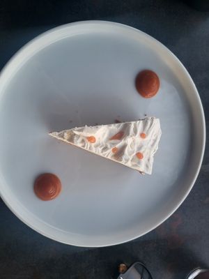 Vegan carrot cake. New addition! Yum! at YARD - Tales of Flavors in Euboea