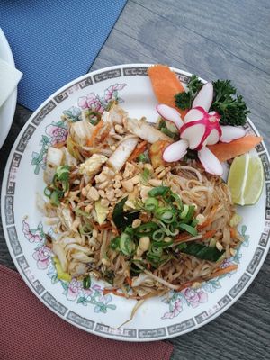 Phad Thai extra vegan at Asia Heidelberg - Freunde der Sichuan Küche in Heidelberg