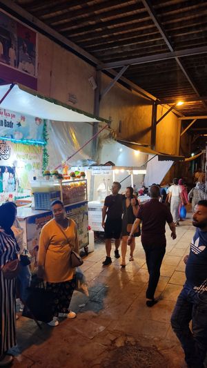 Localización del puesto con las mesas comunes at Vegetarian Soup in Fes