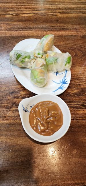 Spring rolls at Pho' Neighbors in Lake Elsinore