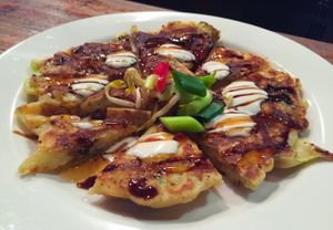 Okonomiyaki  at Lentil As Anything in St Kilda