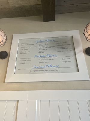 gelato flavors   at Gelato Paradiso in Coronado