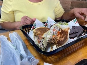 Burrito at JDs VegMex in Miami