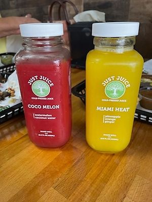 Coconut watermelon  at JDs VegMex in Miami