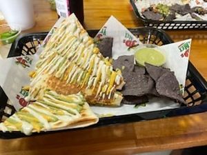 Quesadilla at JDs VegMex in Miami