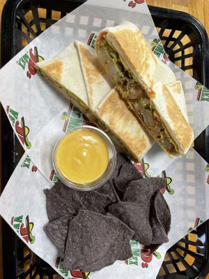 Crunch wrap  at JDs VegMex in Miami