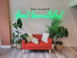 Decor at elephant+vine in Chicago