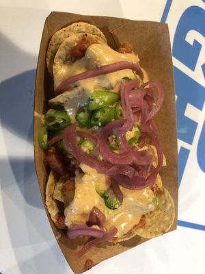 Nachos!  at Cooka T's Vegan Stand in Seattle