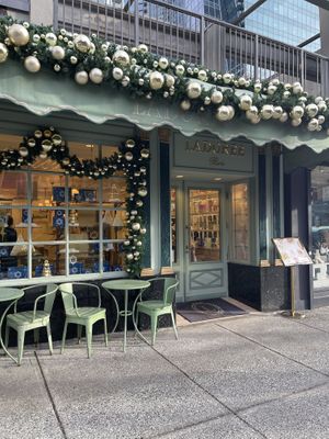 outside   at Ladurée in Vancouver