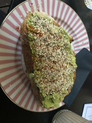 Avocado toast   at Bazilika Križanke in Ljubljana
