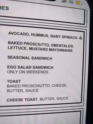 Top option vegan sandwich   at Bazilika Križanke in Ljubljana