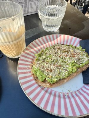 Avocado toast   at Bazilika Križanke in Ljubljana