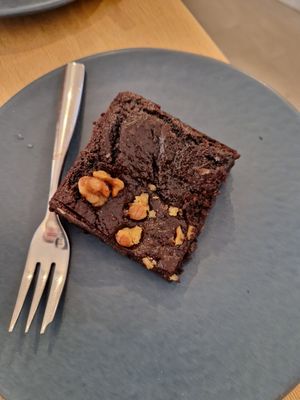 Schokokuchen at Café Kœr in Wurzburg