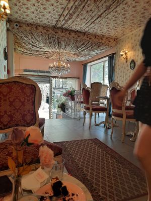 Inside at Carolinas Petit Cafe & Tearoom in Sliema