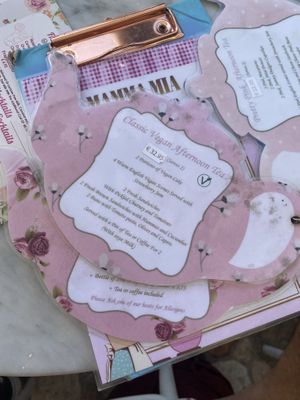 Classic vegan afternoon tea   at Carolinas Petit Cafe & Tearoom in Sliema