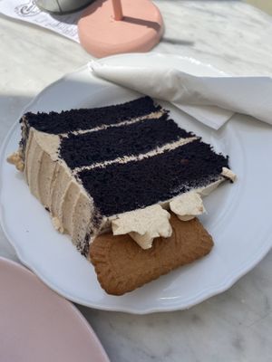 Biscoff cake vegan   at Carolinas Petit Cafe & Tearoom in Sliema