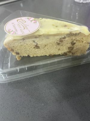 Banana and pistacchio   at Carolinas Petit Cafe & Tearoom in Sliema