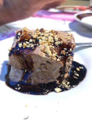 Chocolate cake at Hotel Luxor in Bellaria-igea Marina