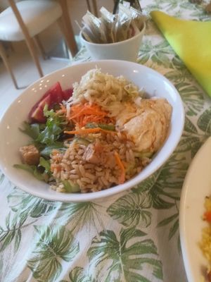 Salad at Hotel Luxor in Bellaria-igea Marina