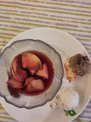 Sweets at Hotel Luxor in Bellaria-igea Marina