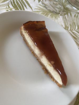 Veg cheese cake  at Hotel Luxor in Bellaria-igea Marina