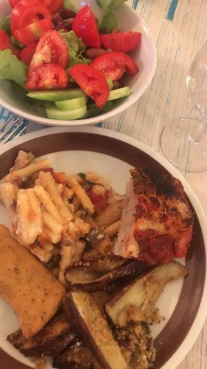 evening meal at Hotel Luxor in Bellaria-igea Marina