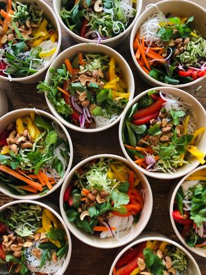 Vegan salad 😋 at Cristina's kitchen in Mechelen