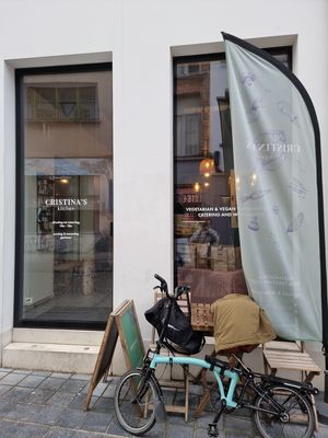 frtont / entrance at Cristina's kitchen in Mechelen