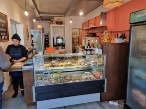 counter at Cristina's kitchen in Mechelen