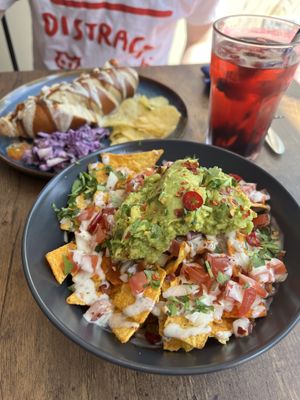 Bombay nachos  at The Chakra Lounge in Bakewell