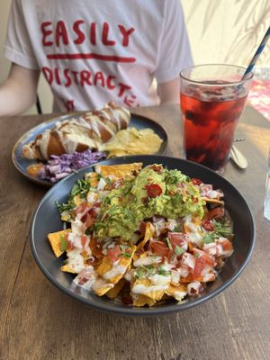 Bombay nachos  at The Chakra Lounge in Bakewell