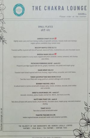  at The Chakra Lounge in Bakewell