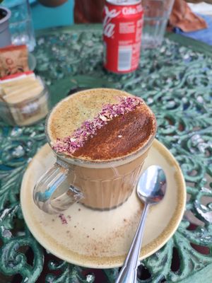 Masala chai at The Chakra Lounge in Bakewell