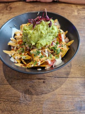 Nachos at The Chakra Lounge in Bakewell