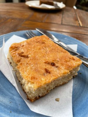 Coconut cake at Pastelaria Bonjour in Cascais