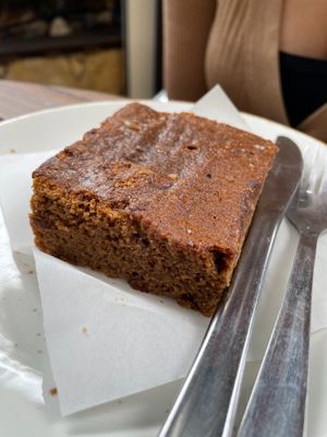 Coffee cake at Pastelaria Bonjour in Cascais