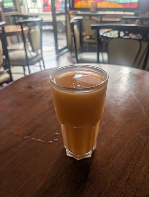 Passion juice (it was just store bought one) at Bridges Organic Health Restaurant in Nairobi