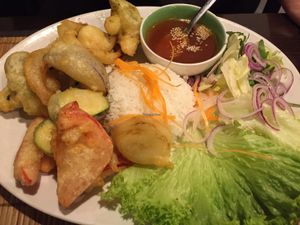 Tempura veggies at Samadhi in Berlin