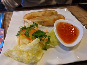 spring rolls at Samadhi in Berlin