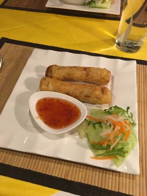 Spring rolls  at Samadhi in Berlin